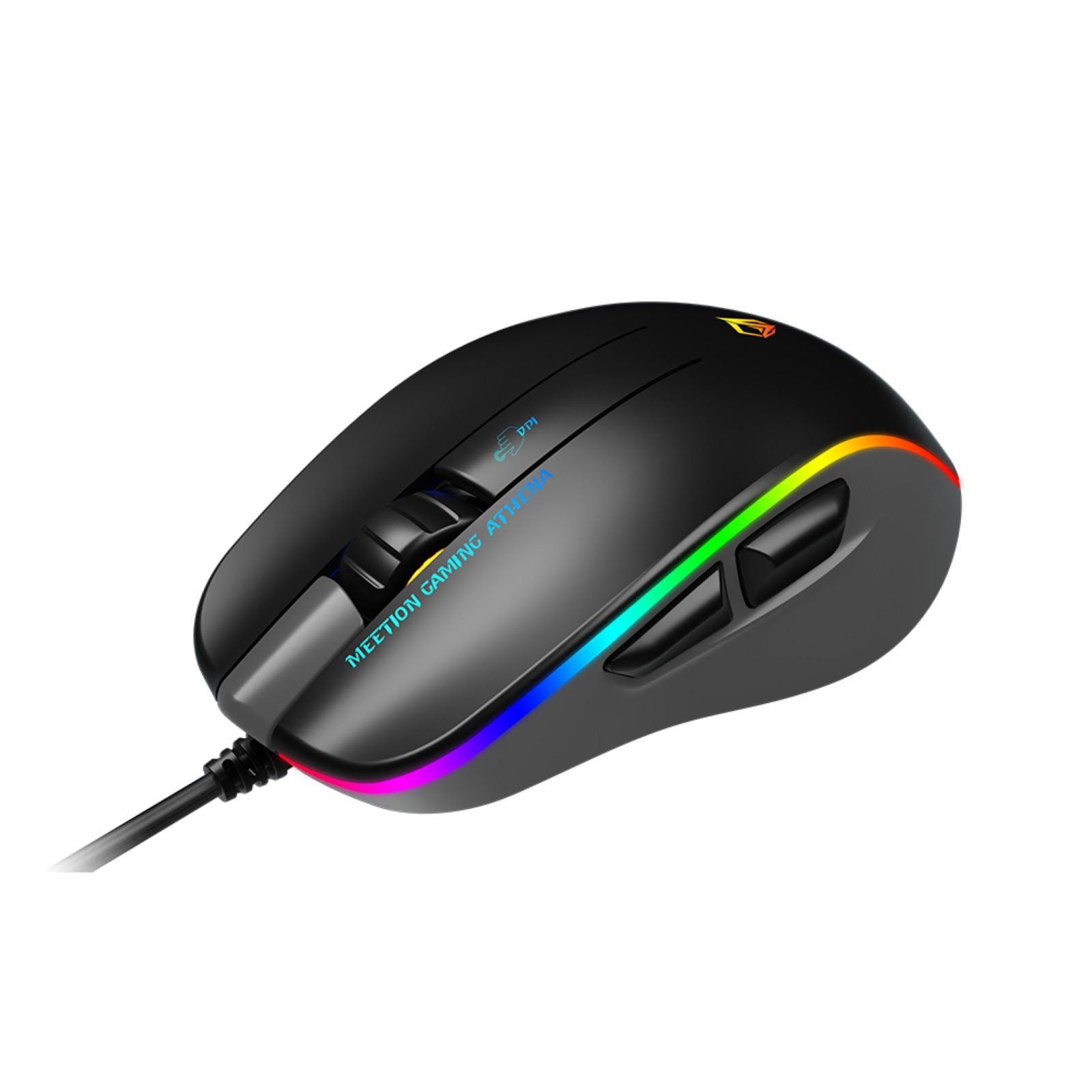 Mouse Gamer USB Meetion GM23 2023 Negro