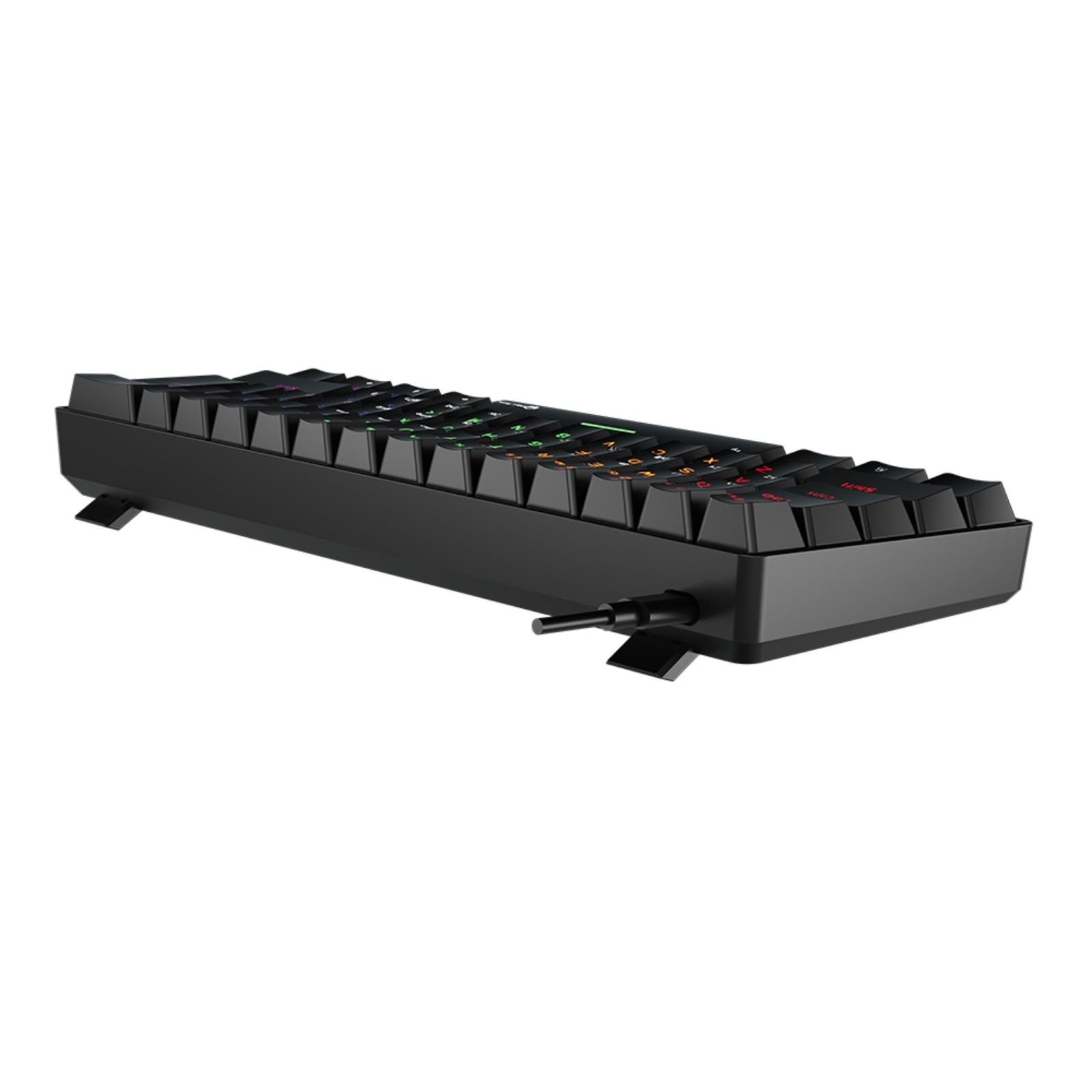 Teclado Mecánico Hestia USB Español 60% Meetion MK005 Negro