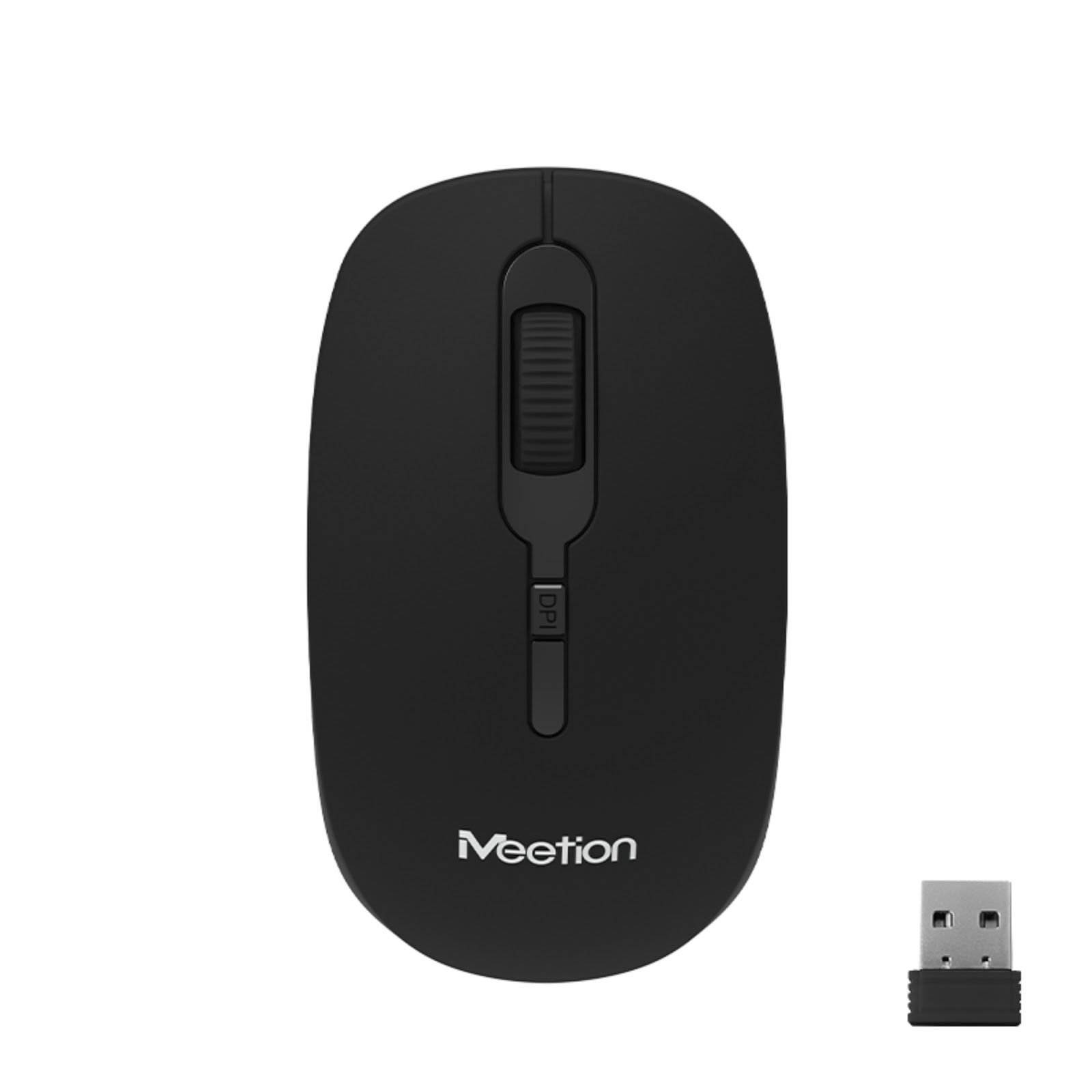 MOUSE INALÁMBRICO MEETION R547 NEGRO
