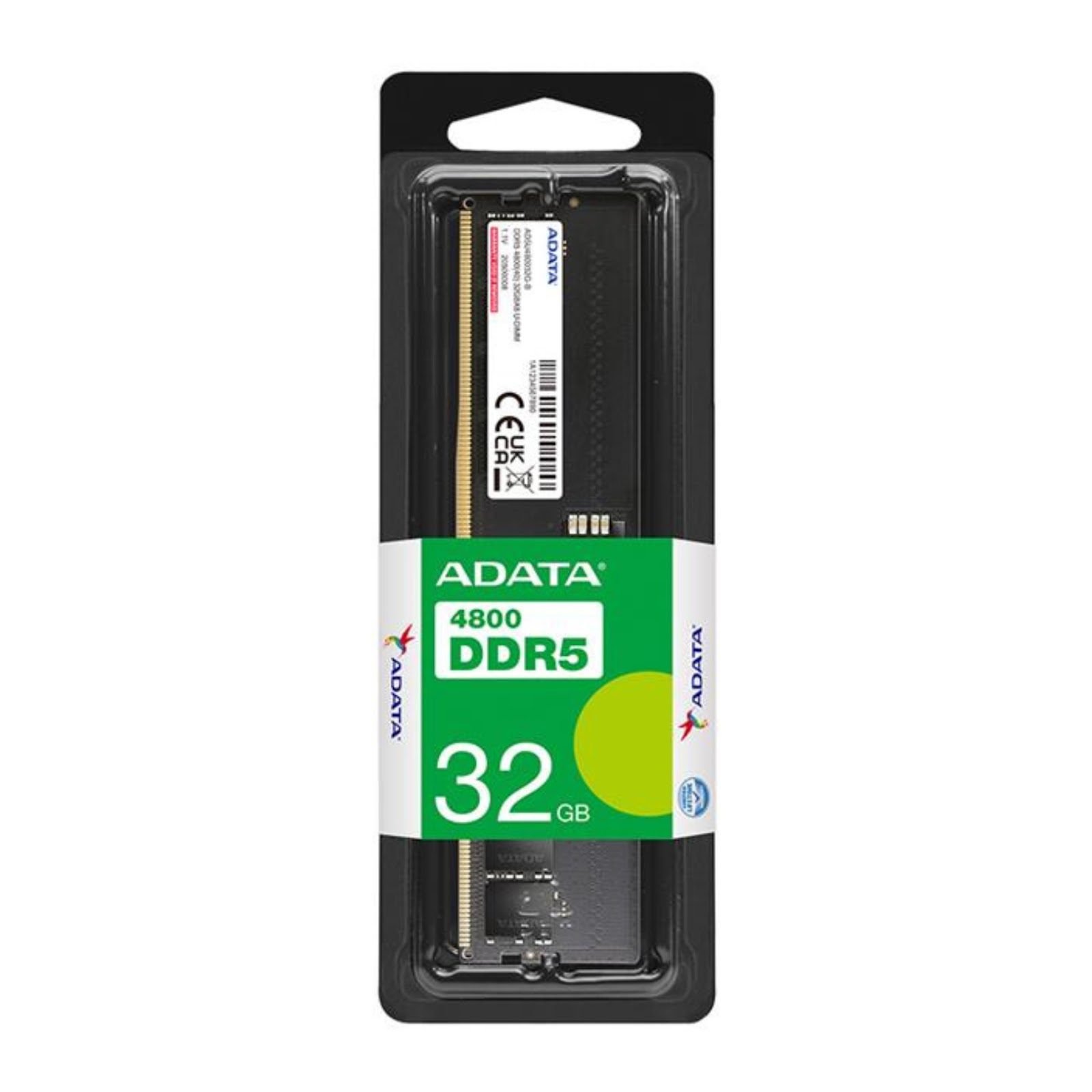 MEMORIA RAM ADATA 32GB DDR5 4800MHZ UDIMM 1.1V