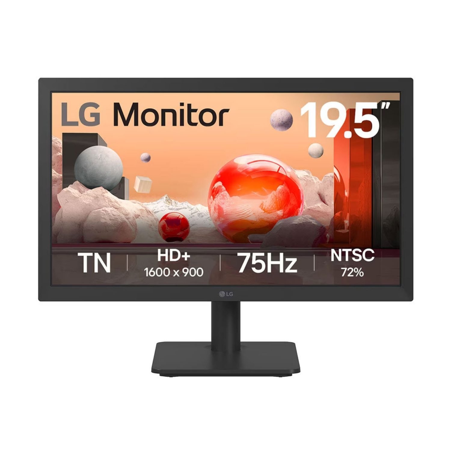 MONITOR LG 20″ HD+ 75 HZ 72% NTSC HDMI VGA 20U401A-B NEGRO