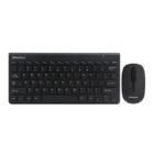 Combo Teclado Y Mouse Mini Inalambrico 2.4G Ingles Meetion Mini4000 Negro