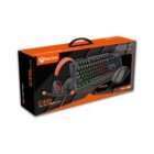 Combo Teclado Y Mouse 4 En 1 Español Meetion C490 USB Negro