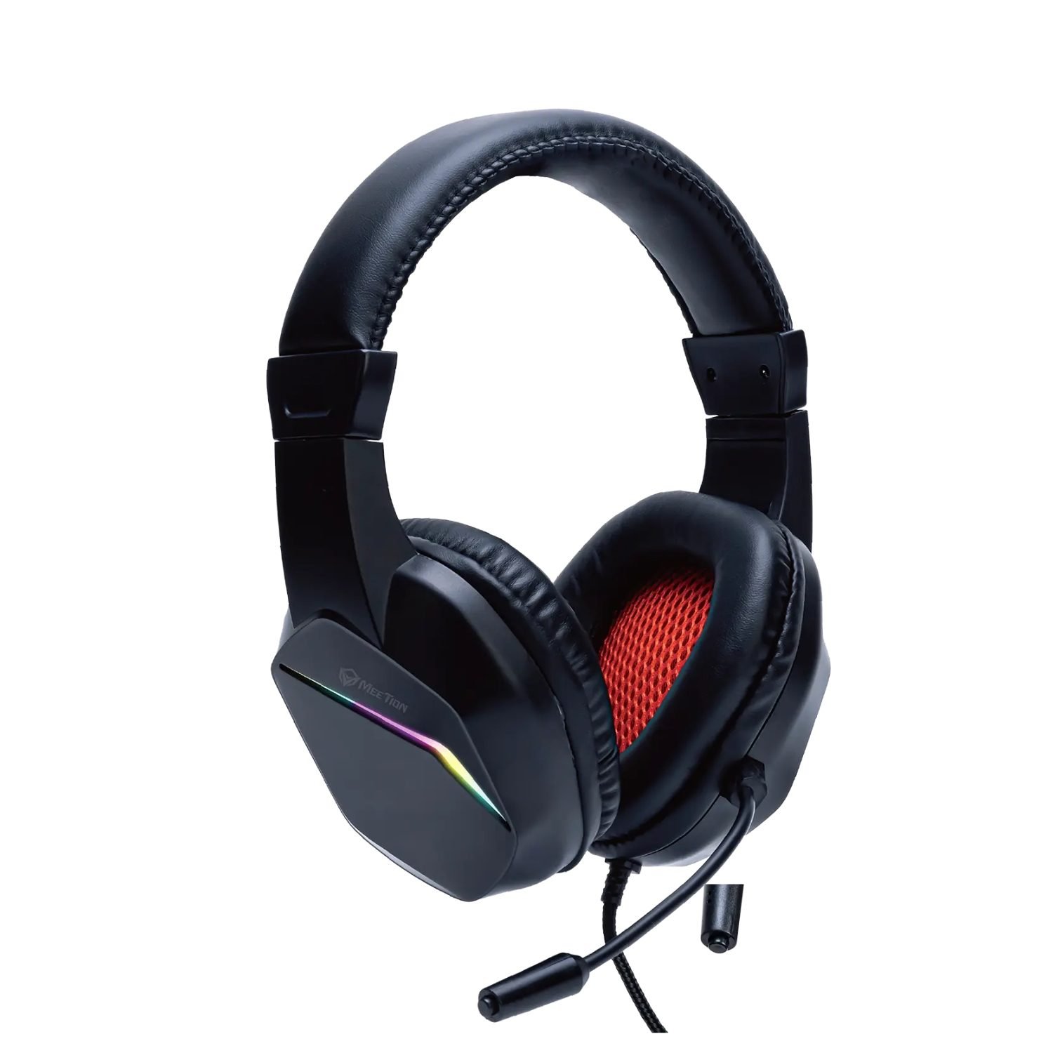 AURICULAR GAMER AUDIO PLUG 3.5MM USB MEETION HP022 BLACK