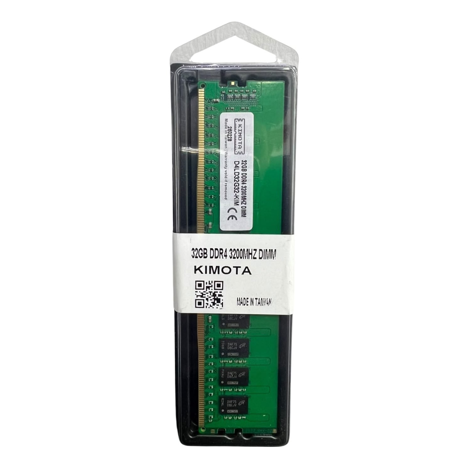 MEMORIA RAM KIMOTA 32GB DDR4 3200MHZ UDIMM