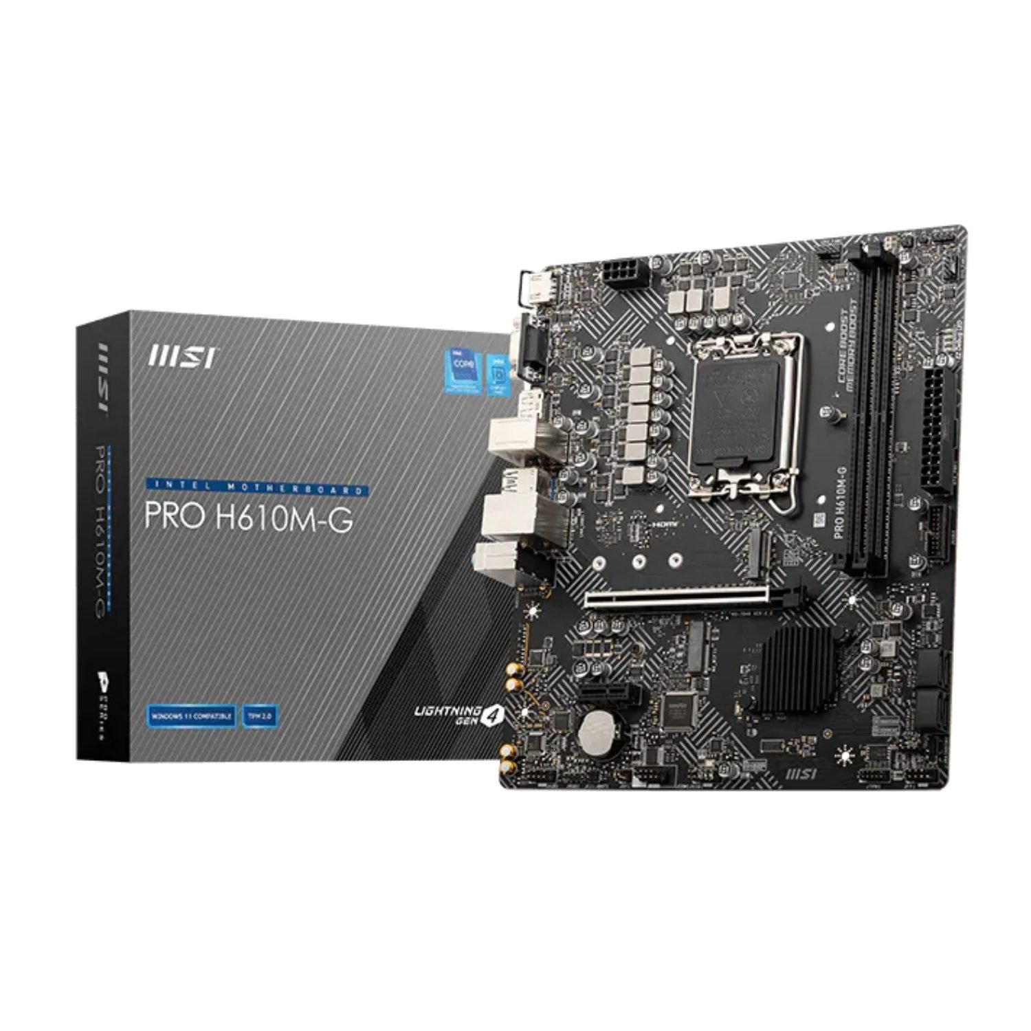 MOTHERBOARD MSI PRO H610M-G DDR5 INTEL LGA1700