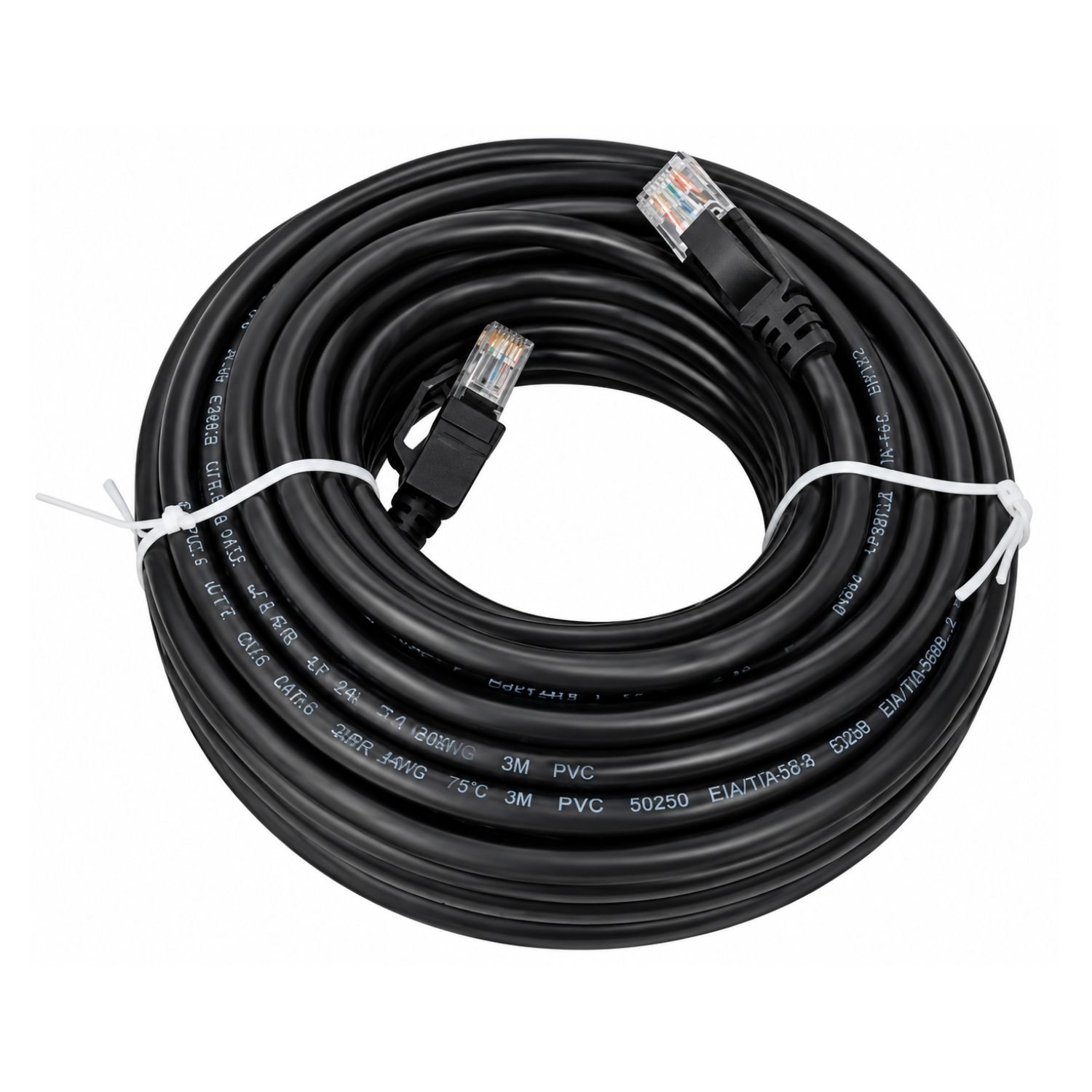 CABLE RED CAT 6A 5M PATCH CORD RJ45 ETHERNET EVOX