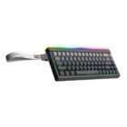 Teclado Gamer Inalambrico Español Meetion VibeKey B68 Membrana 2.4G Bluetooth Black