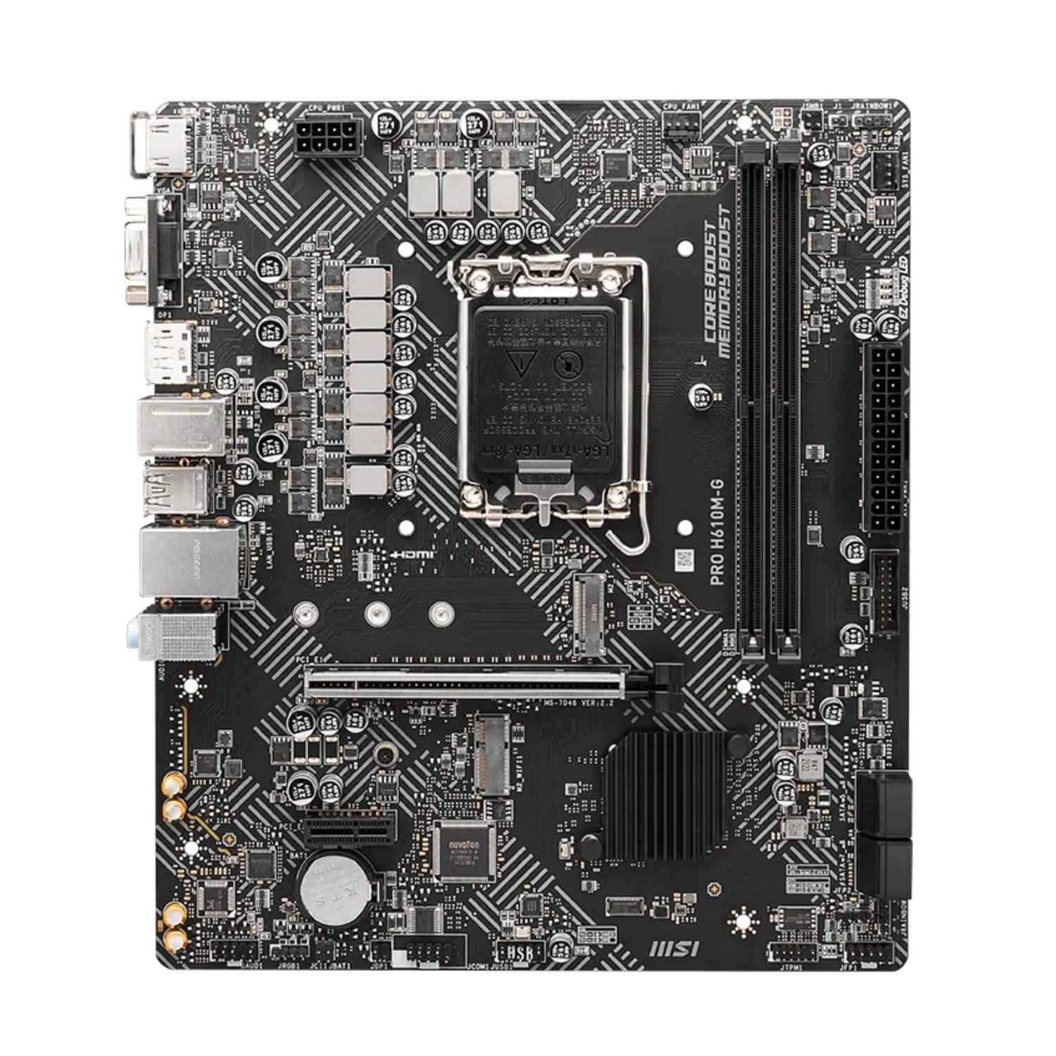 Motherboard MSI Pro H610M-G DDR5 Intel LGA1700