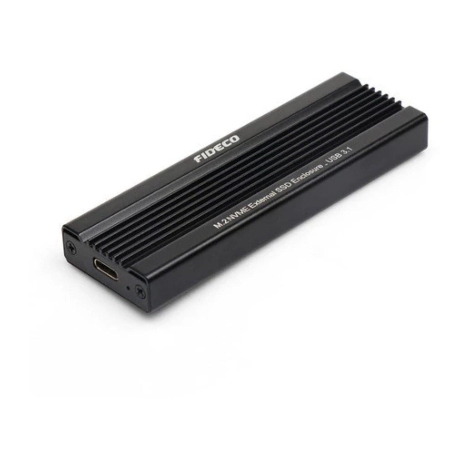 Carry Disk Case M2 PCIe NVMe SSD USB-C 3.1 10 Gbps FIDECO