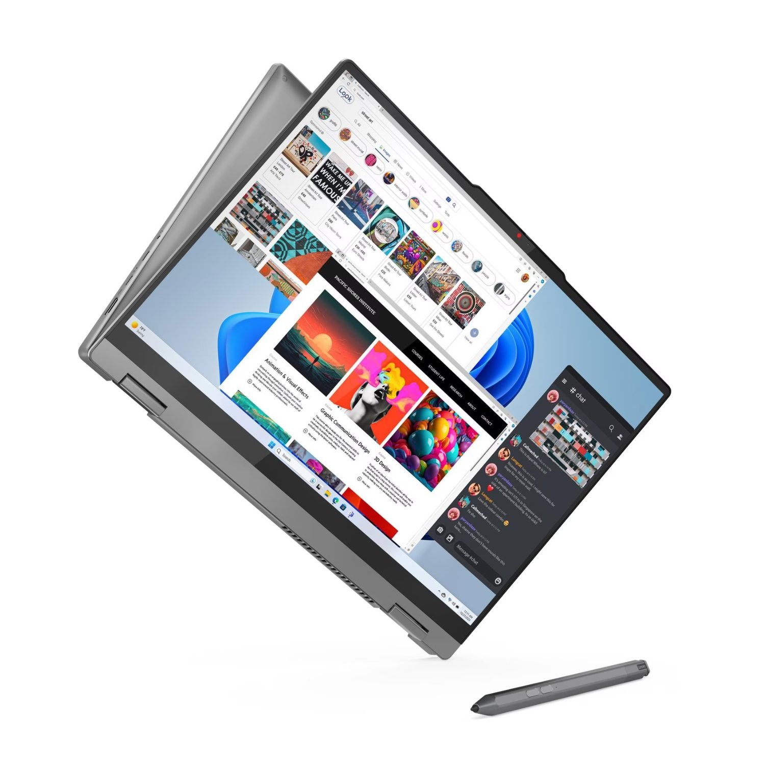 Notebook Lenovo Core 7 150U 16GB RAM DDR5 1TB SSD Ideapad 5 2en1 16IRU9 W11 16″ WUXGA 360° Touchscreen