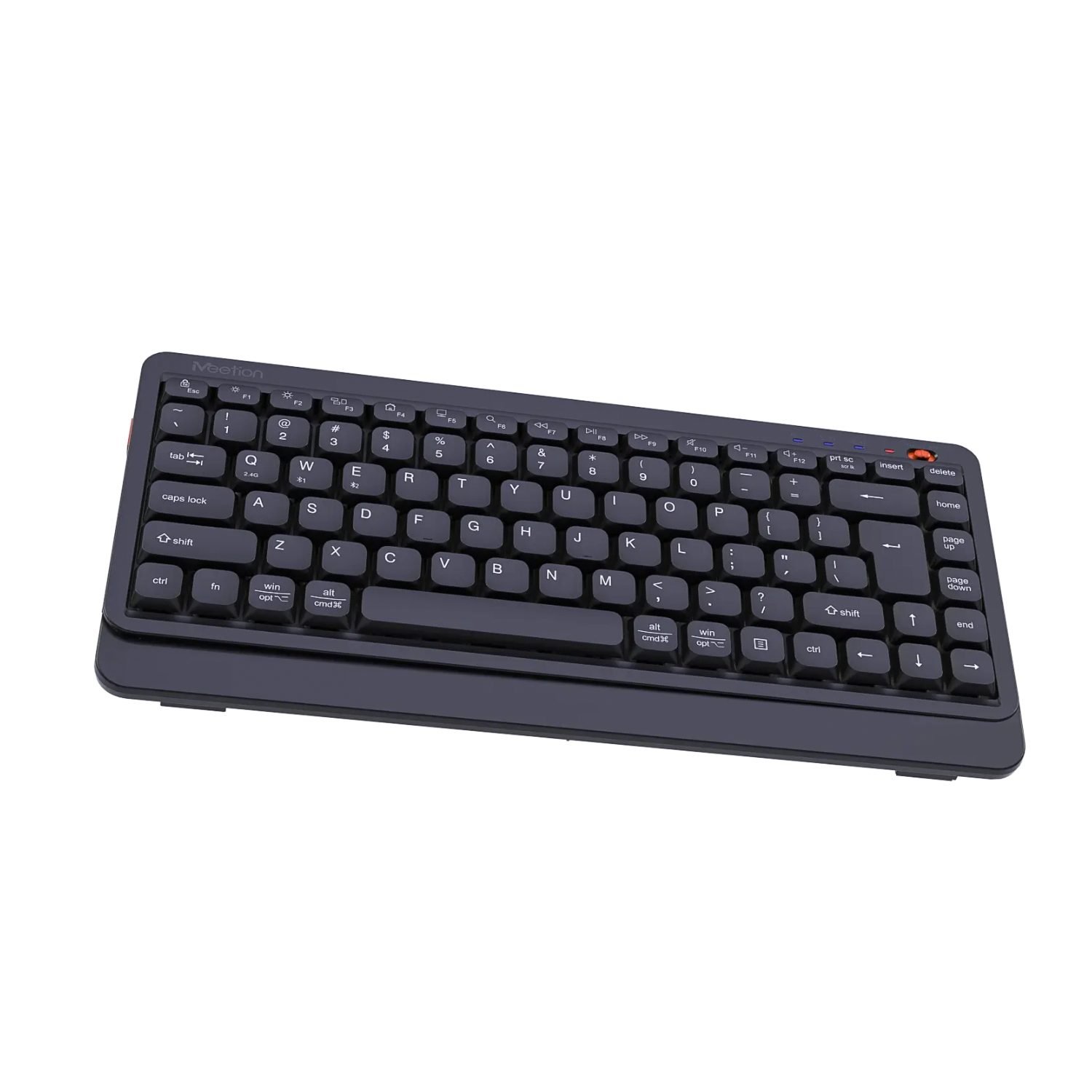 Teclado Inalambrico Compacto Español Meetion BTK500 2.4G Bluetooth Black