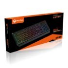 Teclado Gamer USB Rainbow Ingles Meetion K9320 Negro