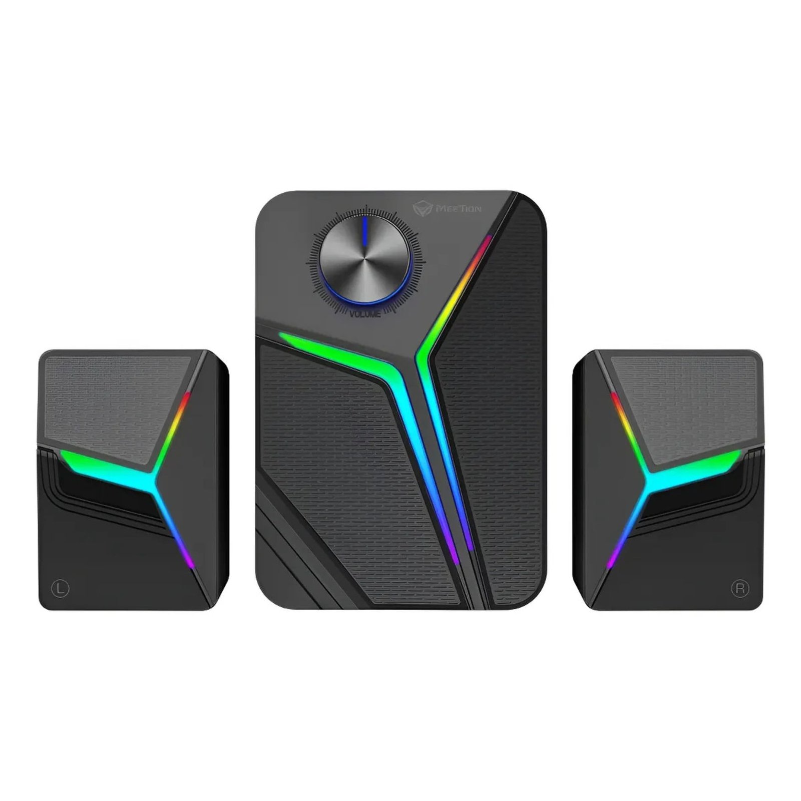 PARLANTES RGB BLUETOOTH MEETION SP2111 NEGRO