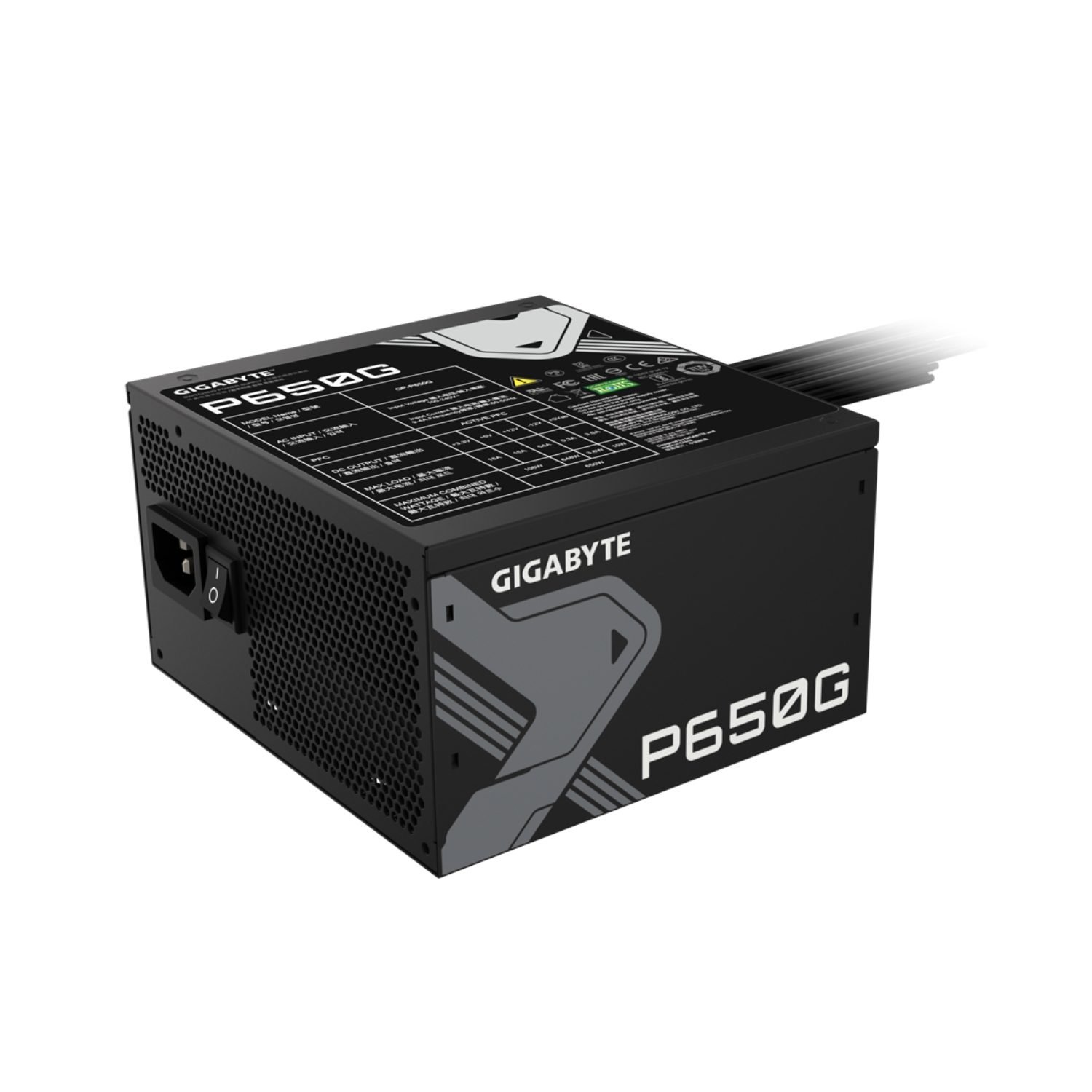 Fuente Gigabyte 650W 80 Plus Gold GP-P650G