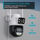 Camara de Seguridad Exterior Con Soporte Global 1080p Wi-Fi Doble Visor